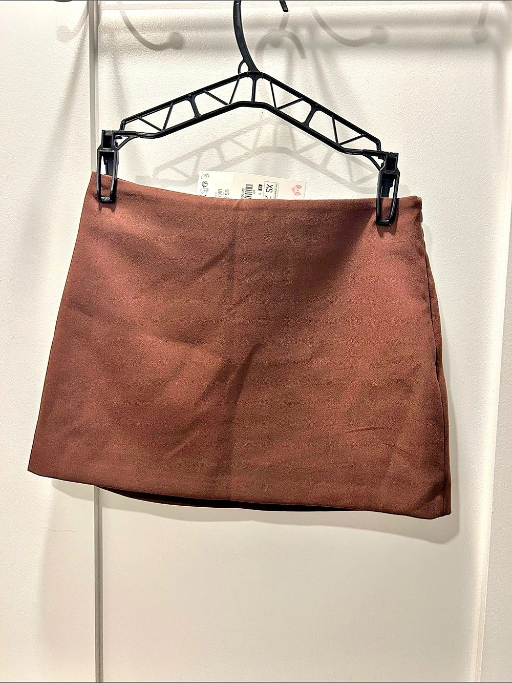 NWT Zara Mini Skirt in Brown XS